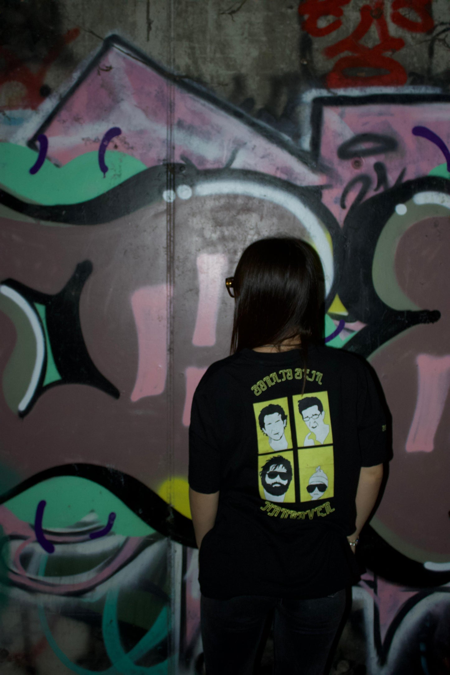 "Hangover" Black Tee