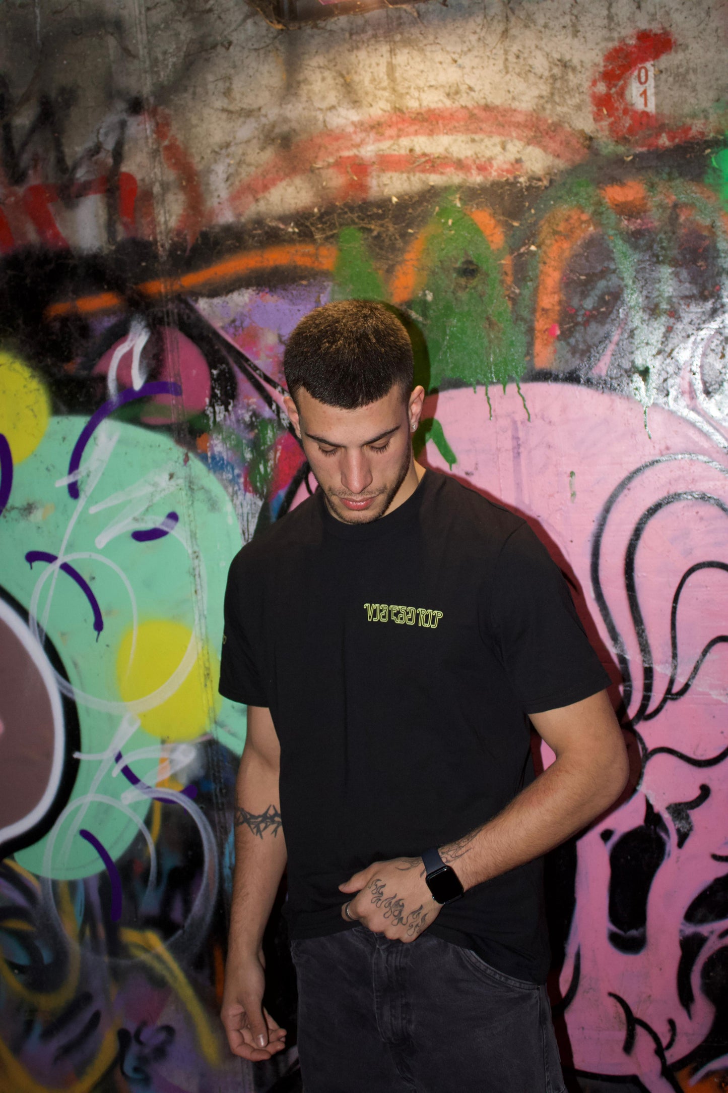 "Hangover" Black Tee